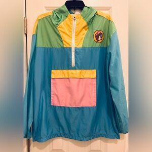 Buc-ee’s Colorful Quarter Zip Windbreaker Jacket